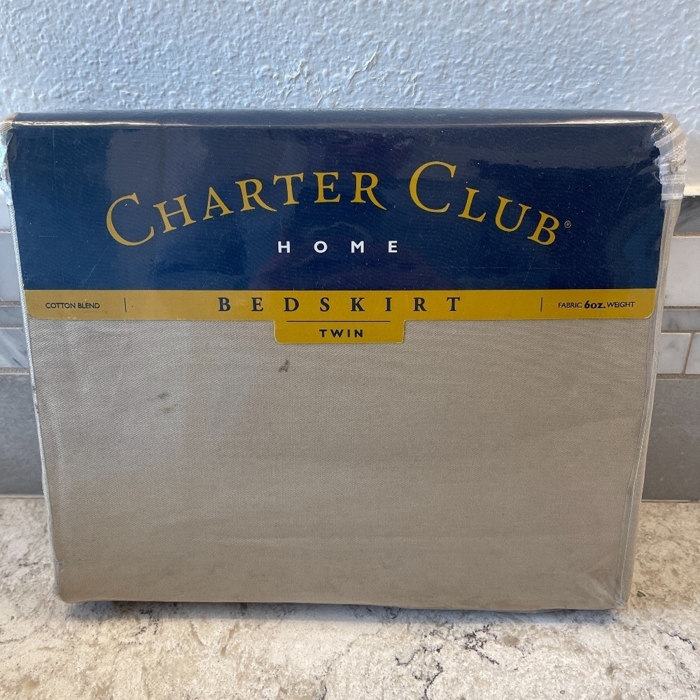 Charter Club Home‎ Twin Bedskirt Khaki